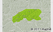 Physical Map of Farim, lighten, semi-desaturated