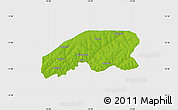 Physical Map of Farim, single color outside