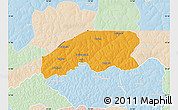 Political Map of Farim, lighten