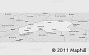 Silver Style Panoramic Map of Farim