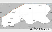 Gray Simple Map of Farim
