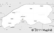 Silver Style Simple Map of Farim