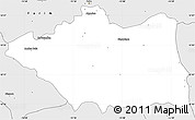 Silver Style Simple Map of Mansaba