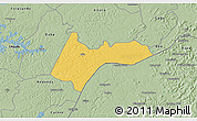 Savanna Style 3D Map of Quebo