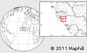 Blank Location Map of Quebo