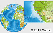 Physical Location Map of Quebo