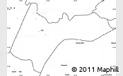 Blank Simple Map of Quebo