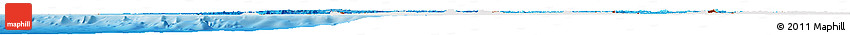 Political Shades Horizon Map of Guinea, single color outside