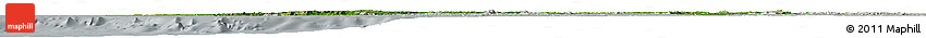 Satellite Horizon Map of Guinea, lighten, semi-desaturated