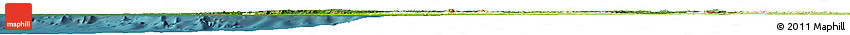 Satellite Horizon Map of Guinea, physical outside, satellite sea