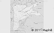 Silver Style 3D Map of Dabola