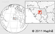 Blank Location Map of Dabola, highlighted parent region