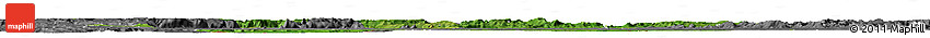 Satellite Horizon Map of Dinguiraye, desaturated