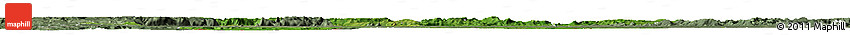 Satellite Horizon Map of Dinguiraye, semi-desaturated
