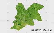 Satellite Map of Dinguiraye, cropped outside
