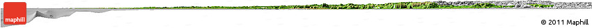 Satellite Horizon Map of Kindia, lighten, desaturated