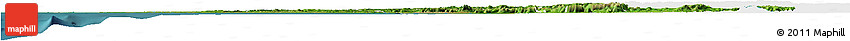 Satellite Horizon Map of Kindia, single color outside