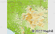 Physical 3D Map of Labe