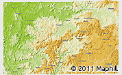 Physical 3D Map of Lelouma