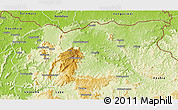 Physical 3D Map of Mali