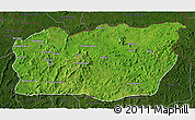Satellite 3D Map of Mali, darken
