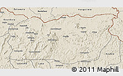 Shaded Relief 3D Map of Mali
