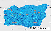 Political Map of Mali, single color outside