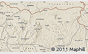 Shaded Relief Map of Mali