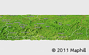 Satellite Panoramic Map of Mali