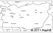 Blank Simple Map of Mali