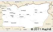 Classic Style Simple Map of Mali