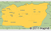 Savanna Style Simple Map of Mali