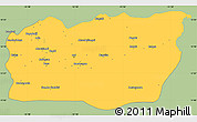 Savanna Style Simple Map of Mali, single color outside