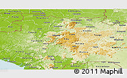 Physical Panoramic Map of Labe