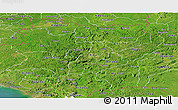 Satellite Panoramic Map of Labe