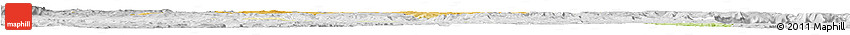 Physical Horizon Map of Touge, lighten, desaturated