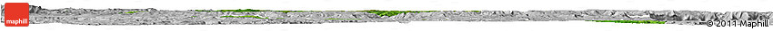 Satellite Horizon Map of Touge, lighten, desaturated