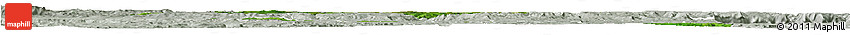 Satellite Horizon Map of Touge, lighten, semi-desaturated