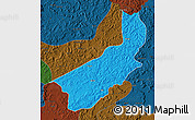 Political Map of Touge, darken