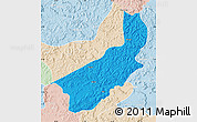 Political Map of Touge, lighten