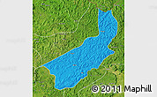 Political Map of Touge, satellite outside