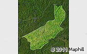 Satellite Map of Touge, darken