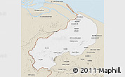 Classic Style 3D Map of I-1  Barima