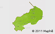 Physical 3D Map of I-1  Barima, cropped outside