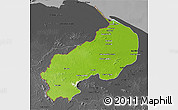 Physical 3D Map of I-1  Barima, darken, desaturated