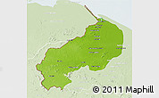 Physical 3D Map of I-1  Barima, lighten