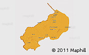 Political 3D Map of I-1  Barima, cropped outside