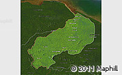 Satellite 3D Map of I-1  Barima, darken