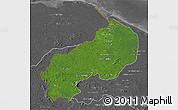 Satellite 3D Map of I-1  Barima, desaturated