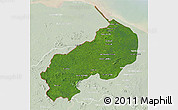 Satellite 3D Map of I-1  Barima, lighten
